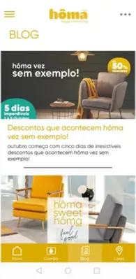 cartão hôma android App screenshot 2